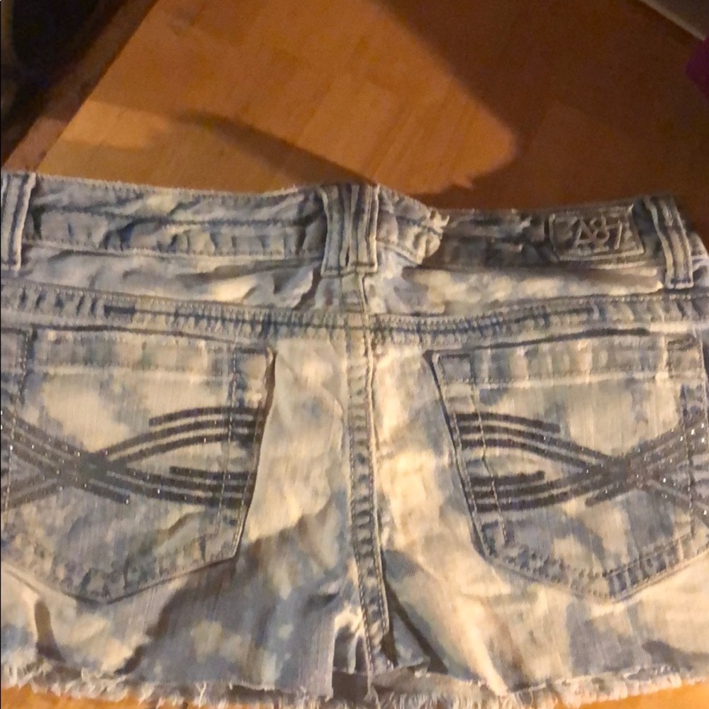 Aeropostale Chelsea skinny bootcut jean skirt